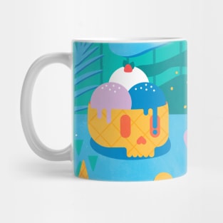 Ice Cream Skull Cone Mug